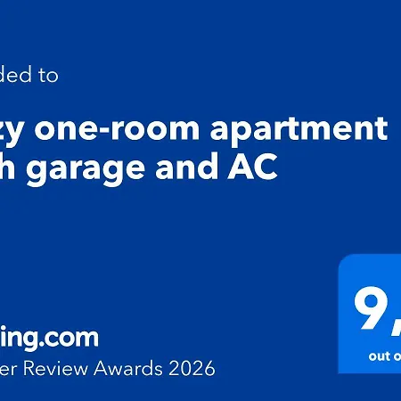 Cozy One-room With Garage And Ac *
